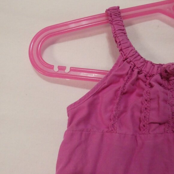 CHILDREN'S PLACE 3T Toddler Girls Charming Pink Tiered Halter Dress - Picture 3 of 16
